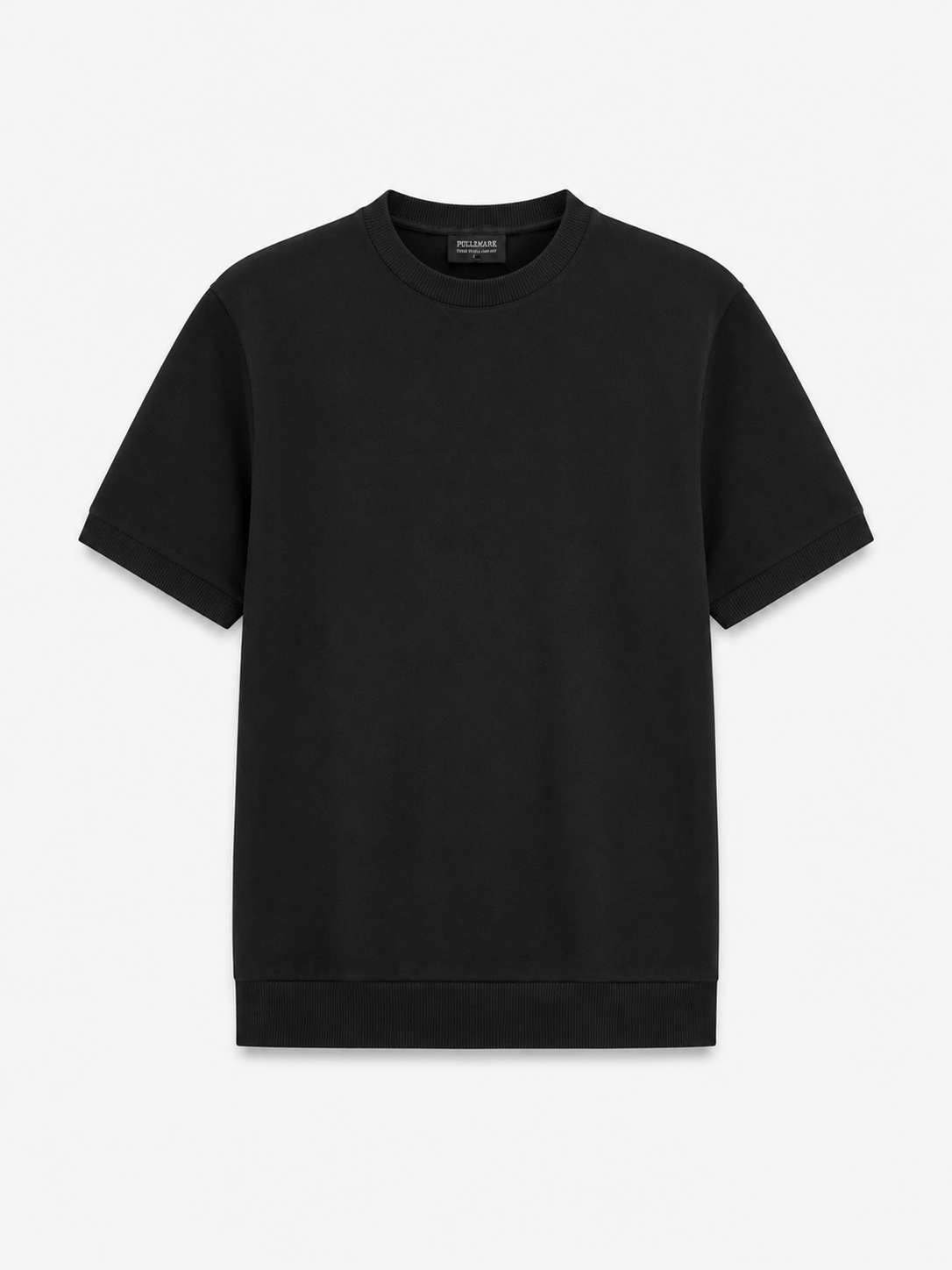 PM FIT T-SHIRT COTTON "BLACK''