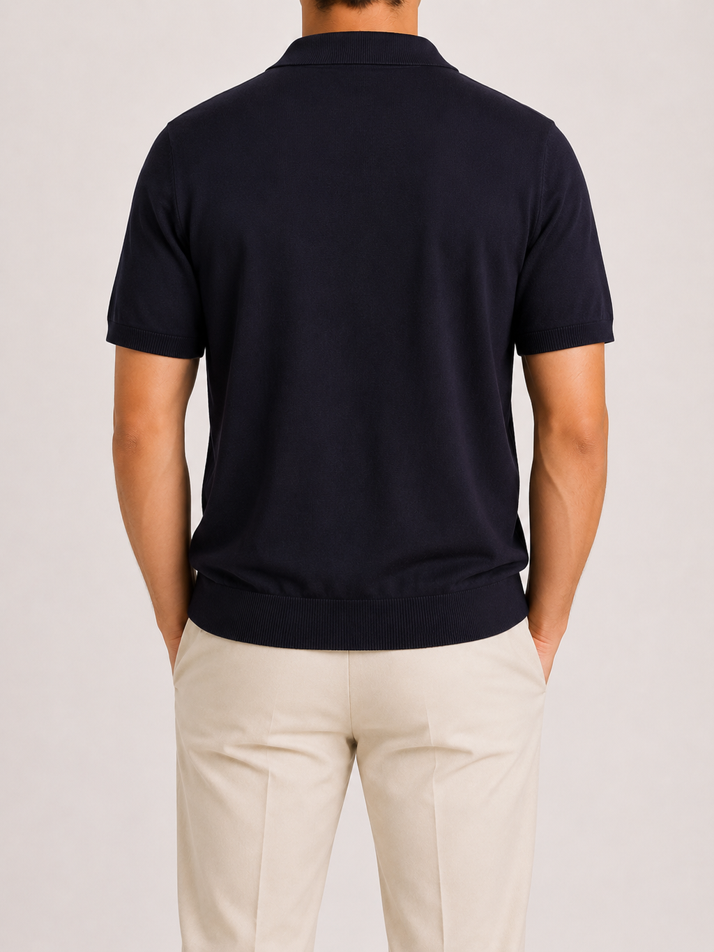 FIVE POLO FIT "NAVY BLUE" NO:LB-7204