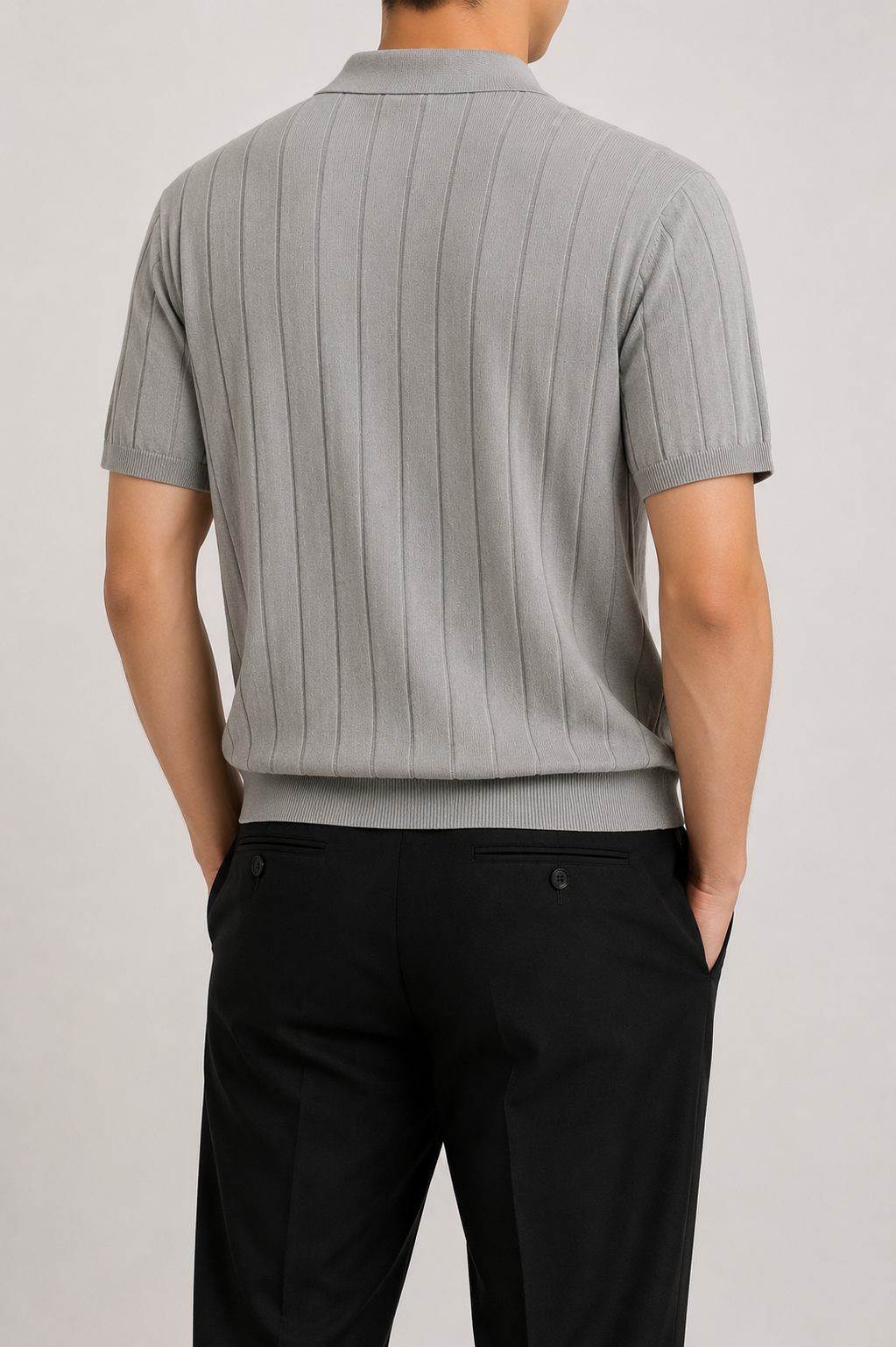 FIVE POLO FIT ''GRAY" NO:LB-26107