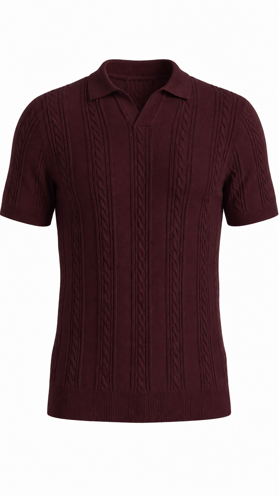 FIVE POLO FIT "BURGUNDY" NO:LB-26209