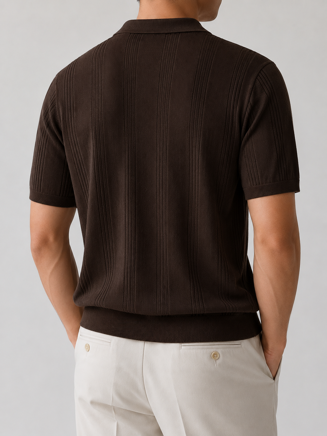 FIVE POLO FIT ''BROWN" NO:LB-26109