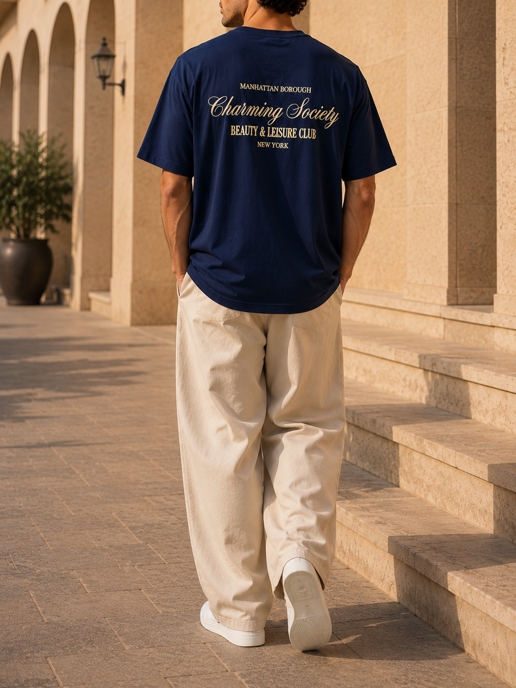 PM OVERSIZE Society "BLUE''