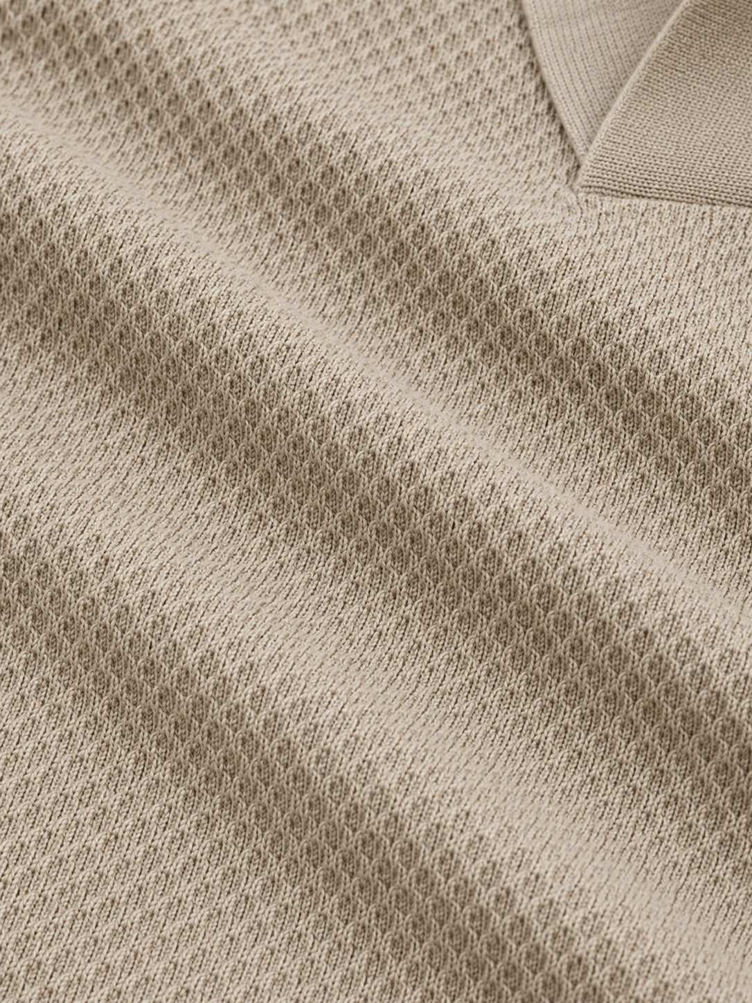 FIVE POLO FIT KNITTED "BEIGE"