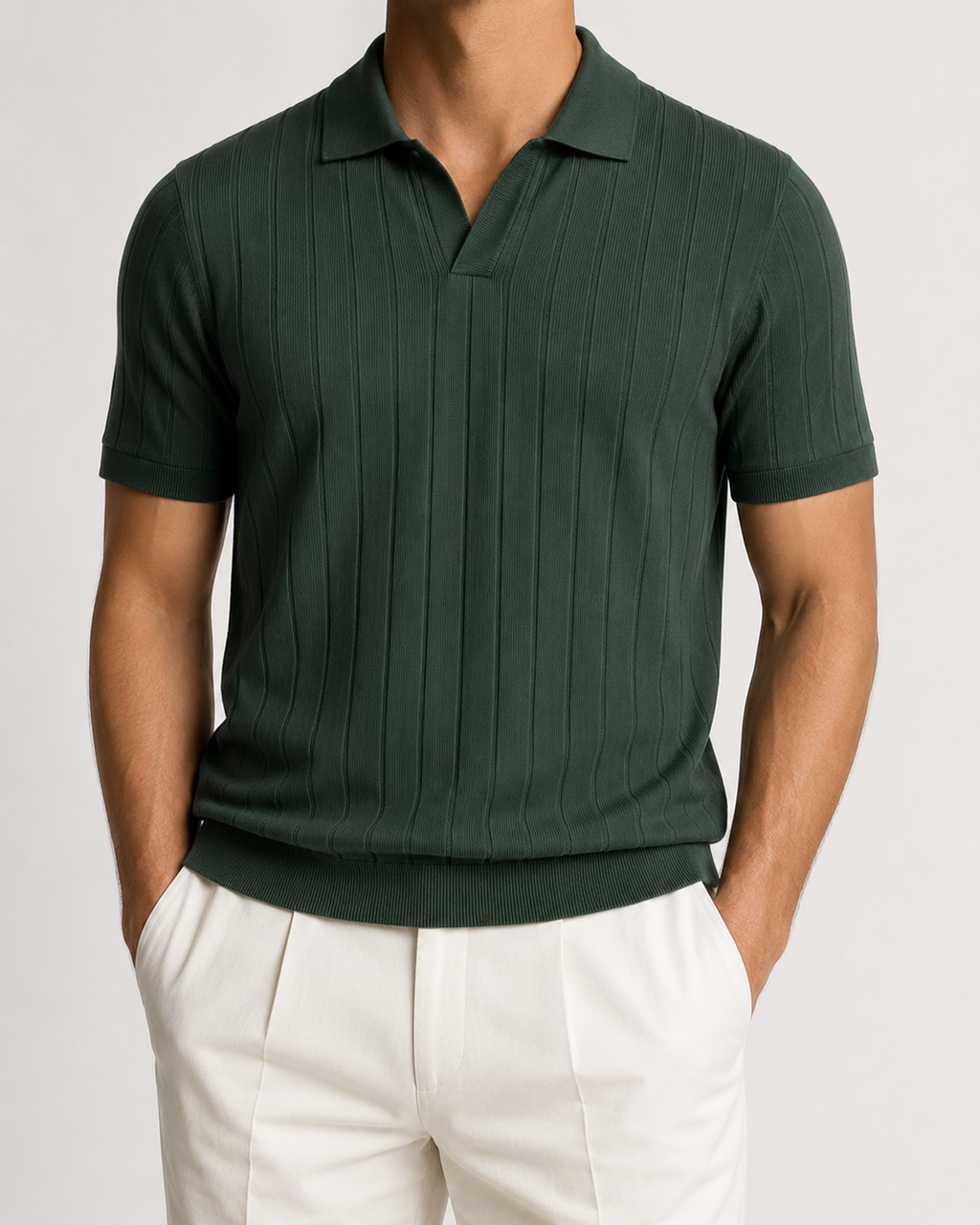 FIVE POLO FIT "GREEN" NO:LB-26109