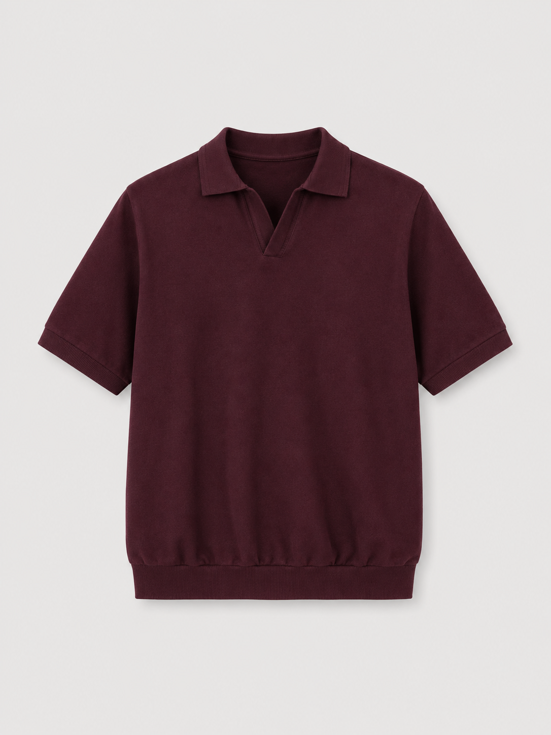 FIVE POLO FIT "BURGUNDY" NO:LB-7204