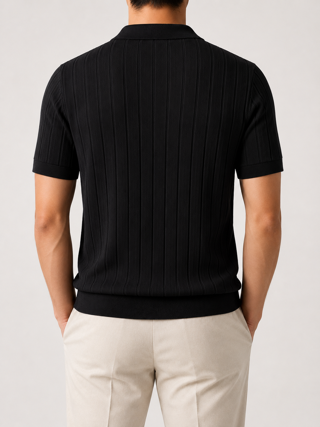 FIVE POLO FIT ''BLACK" NO:LB-26107