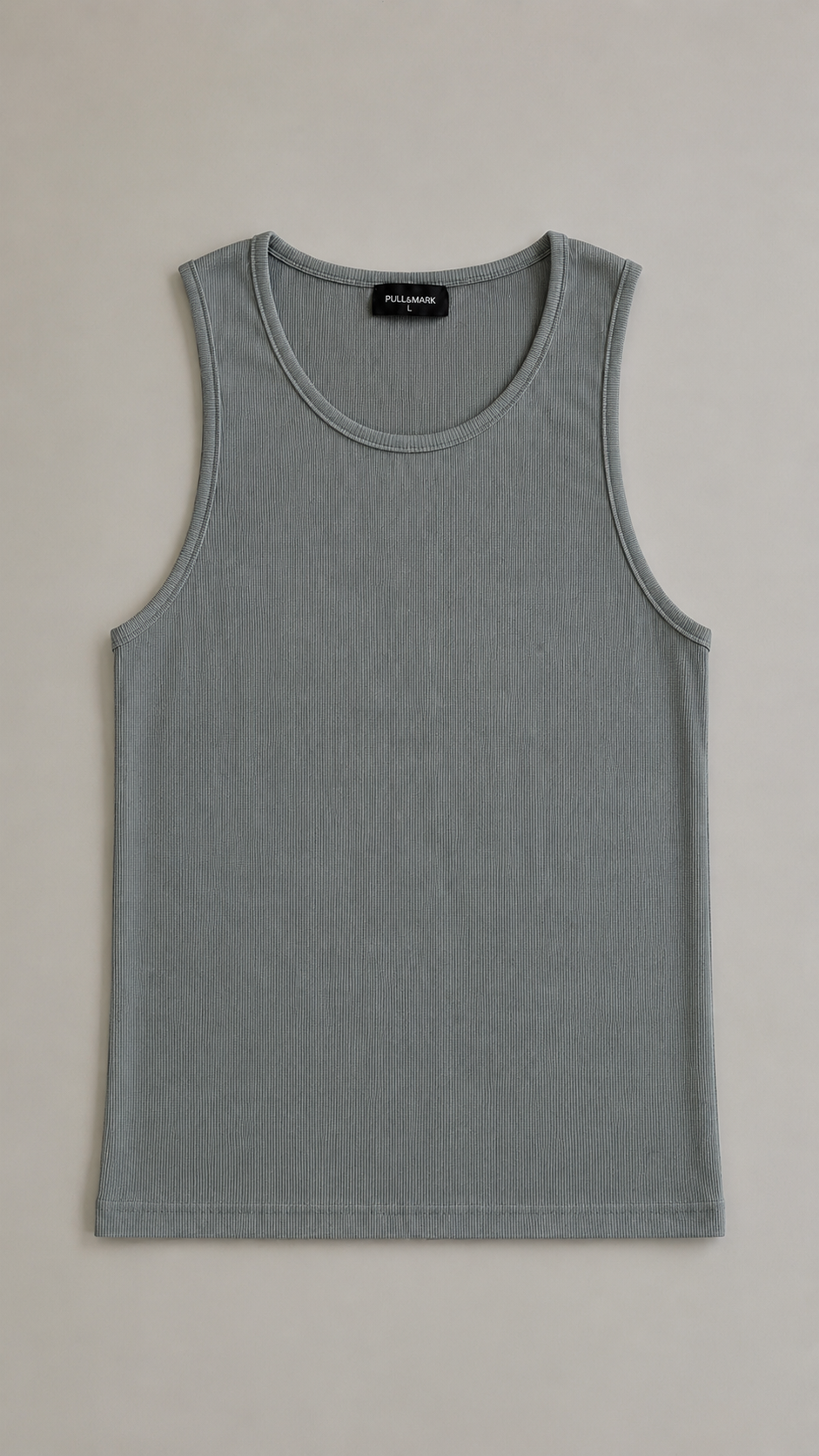 PM SHIRT NO SLEEVE FIT  ''GRAY''