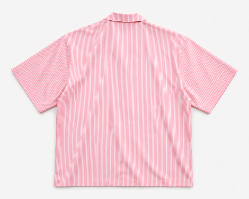 POLO OVERSIZE FLORIDA STRIPES''PINK''