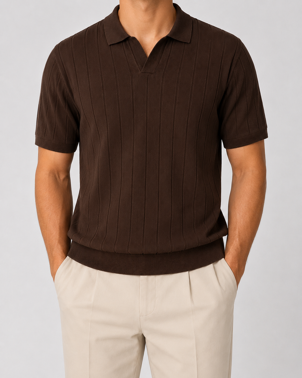 FIVE POLO FIT ''BURGUNDY" NO:LB-26107