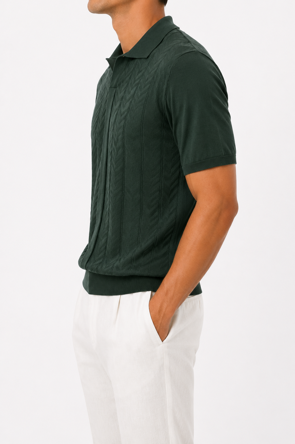 FIVE POLO FIT ''GREEN" NO:LB-1010