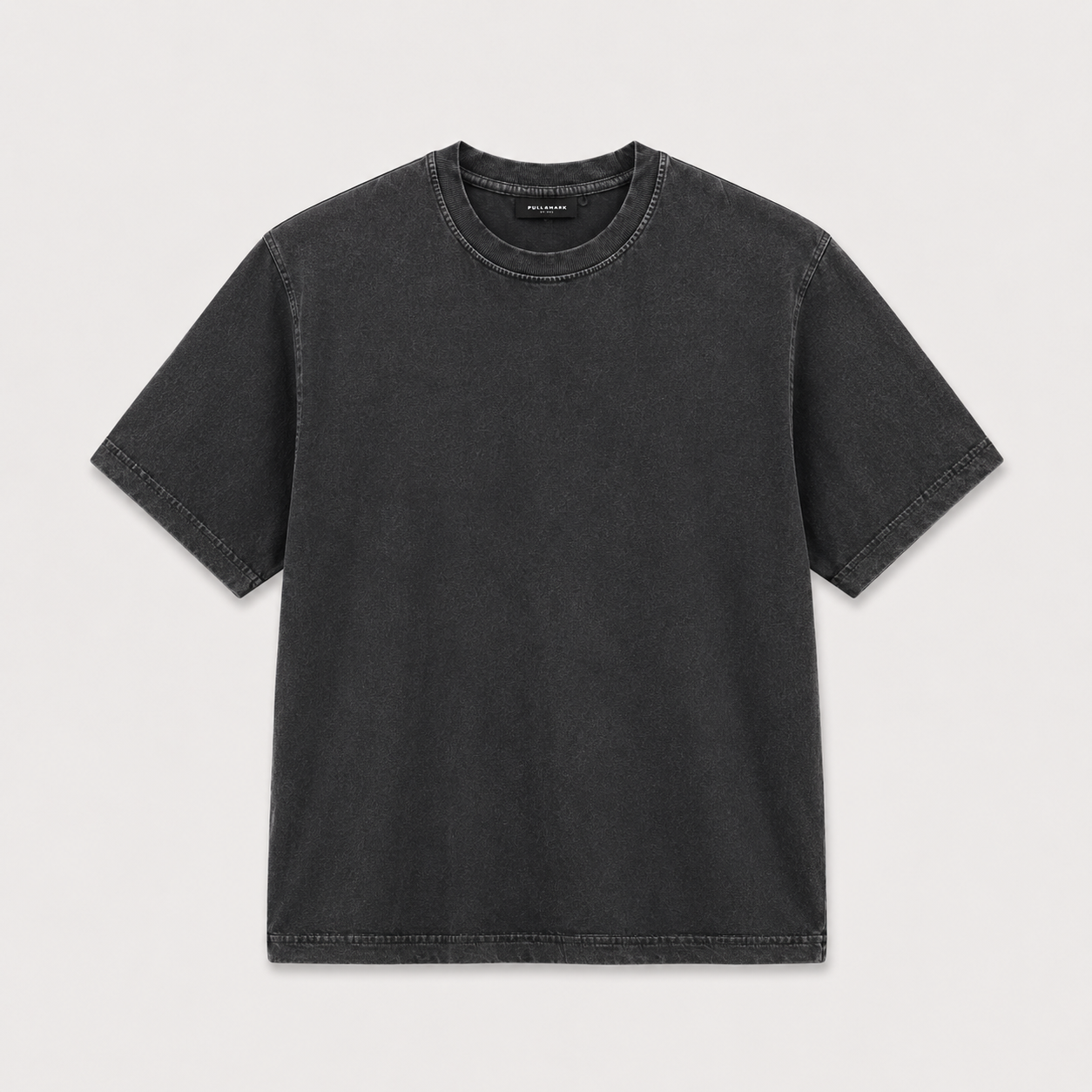 PM OVERSIZE WASHED T-SHIRT "D/Gray''