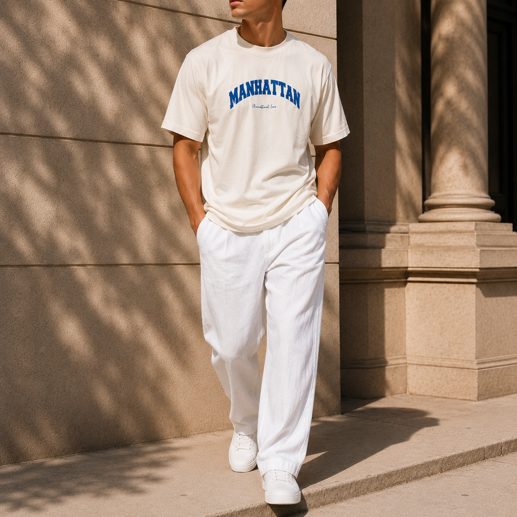 PM OVERSIZE MANHATTAN ''WHITE''