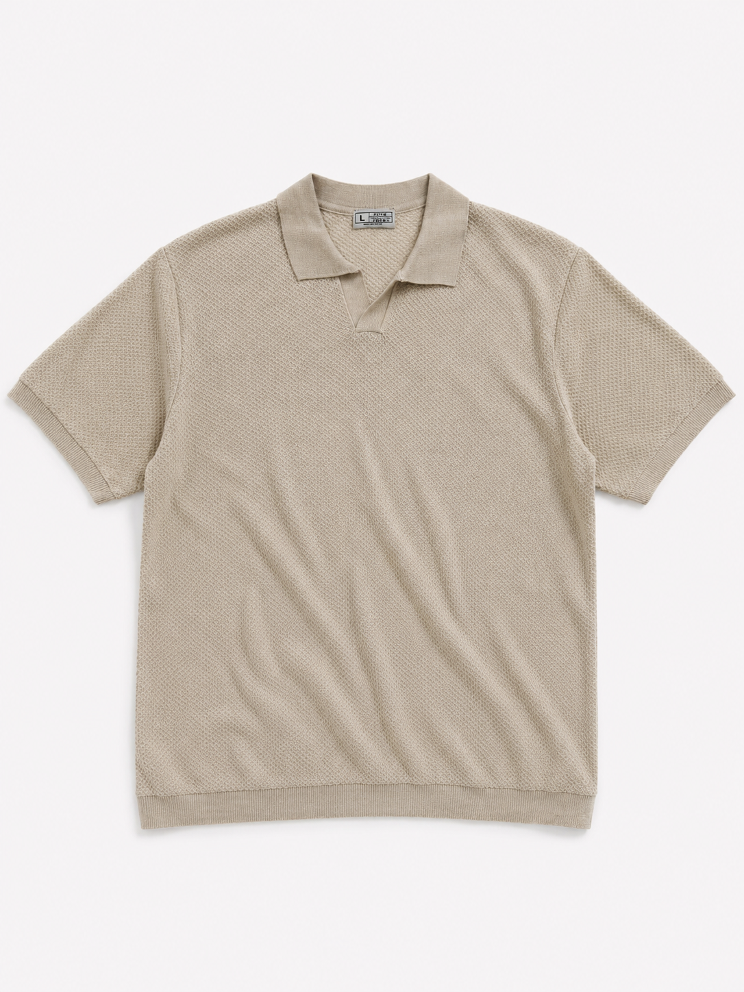 FIVE POLO FIT KNITTED "BEIGE"