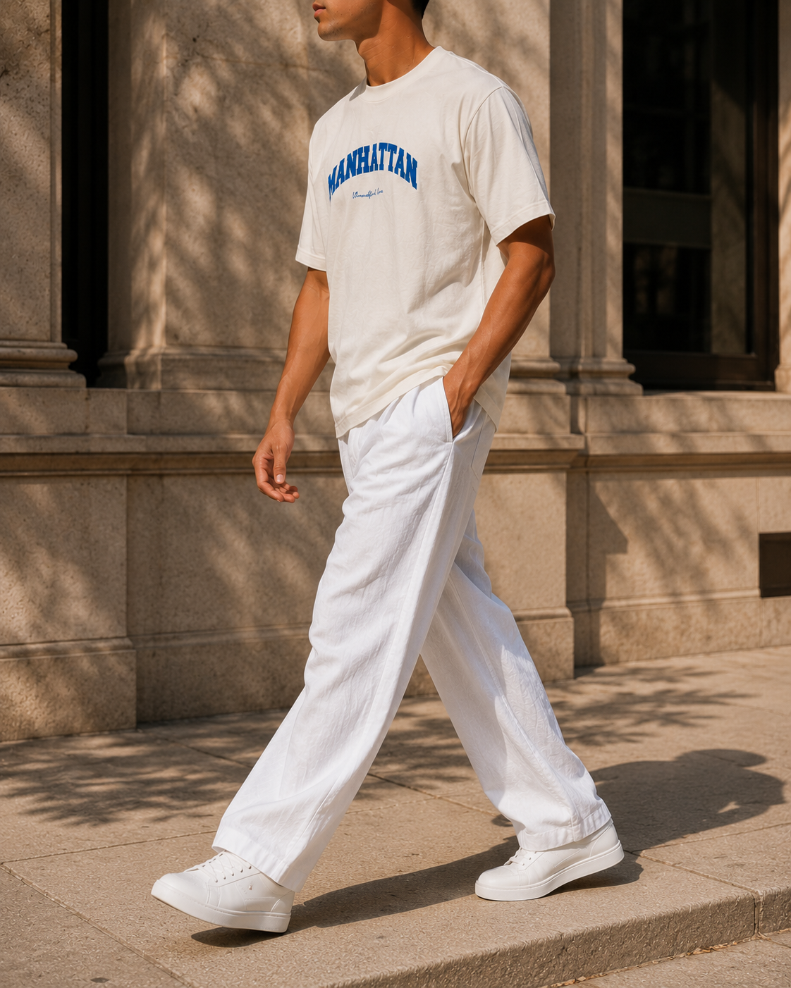 PM OVERSIZE MANHATTAN ''WHITE''