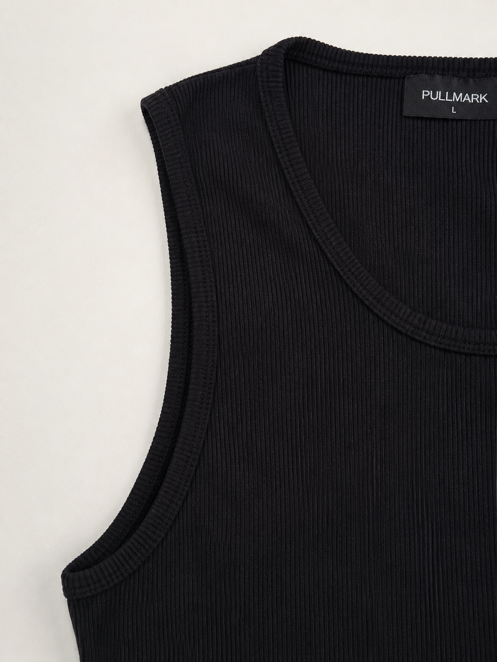 PM SHIRT NO SLEEVE FIT ''BLACK''