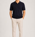 FIVE POLO FIT "NAVY BLUE" NO:LB-7204