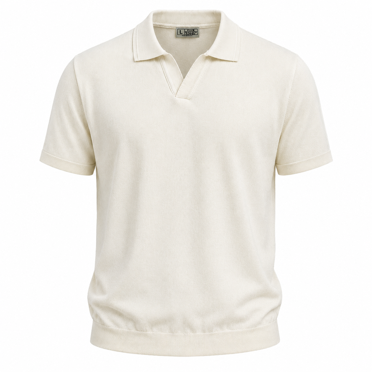 FIVE POLO FIT "WHITE" NO:LB-7204