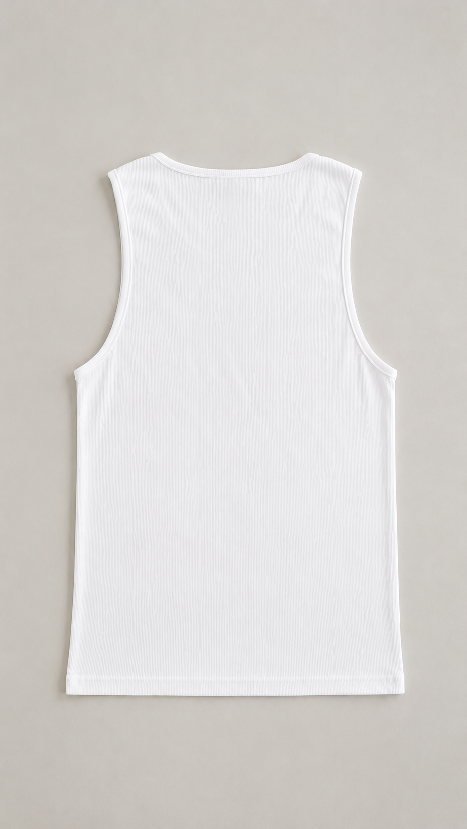 PM SHIRT NO SLEEVE FIT  ''WHITE''