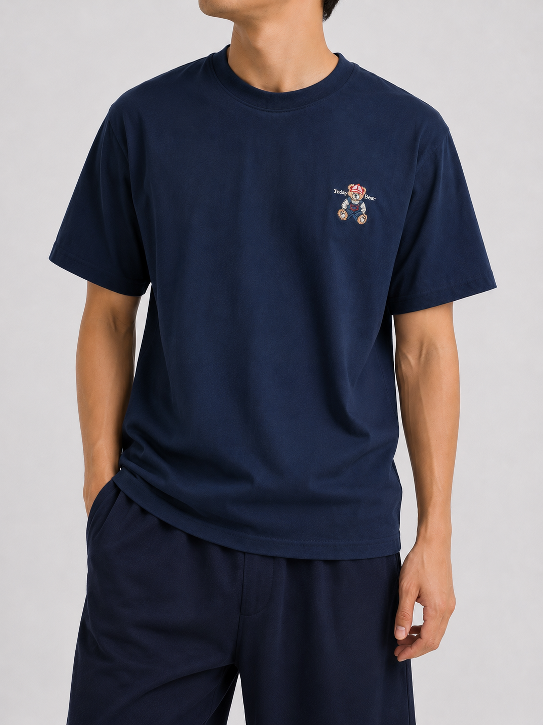 PM OVERSIZE TEDDY BEAR "BLUE''