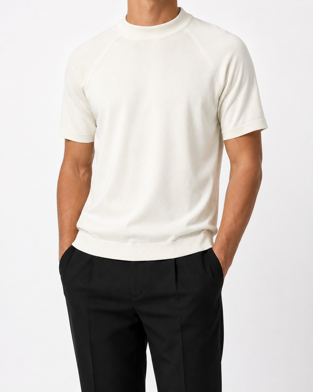 PM FIT T-SHIRT COTTON ''WHITE''