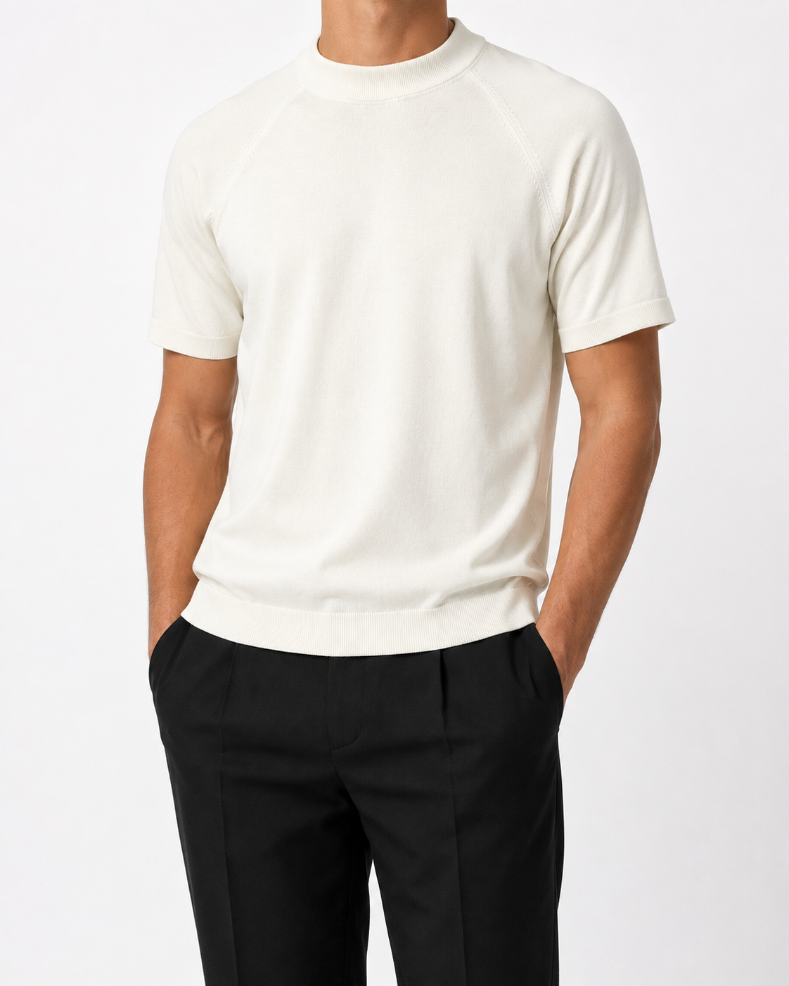 PM FIT T-SHIRT COTTON ''WHITE''