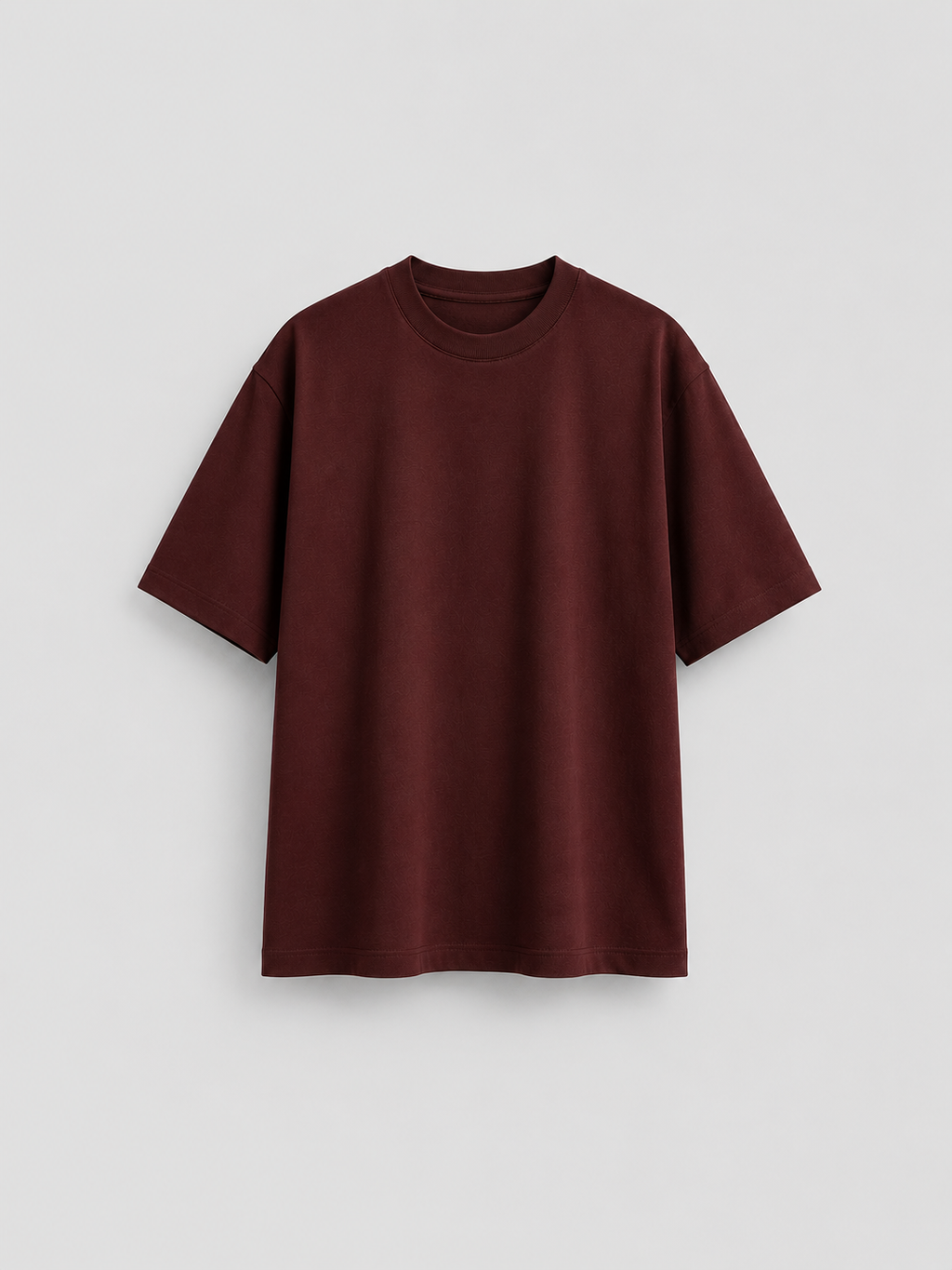 PM OVERSIZE T-SHIRT "BURGUNDY''