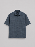 PM POLO OVERSIZE CHECKES ''BLUE''