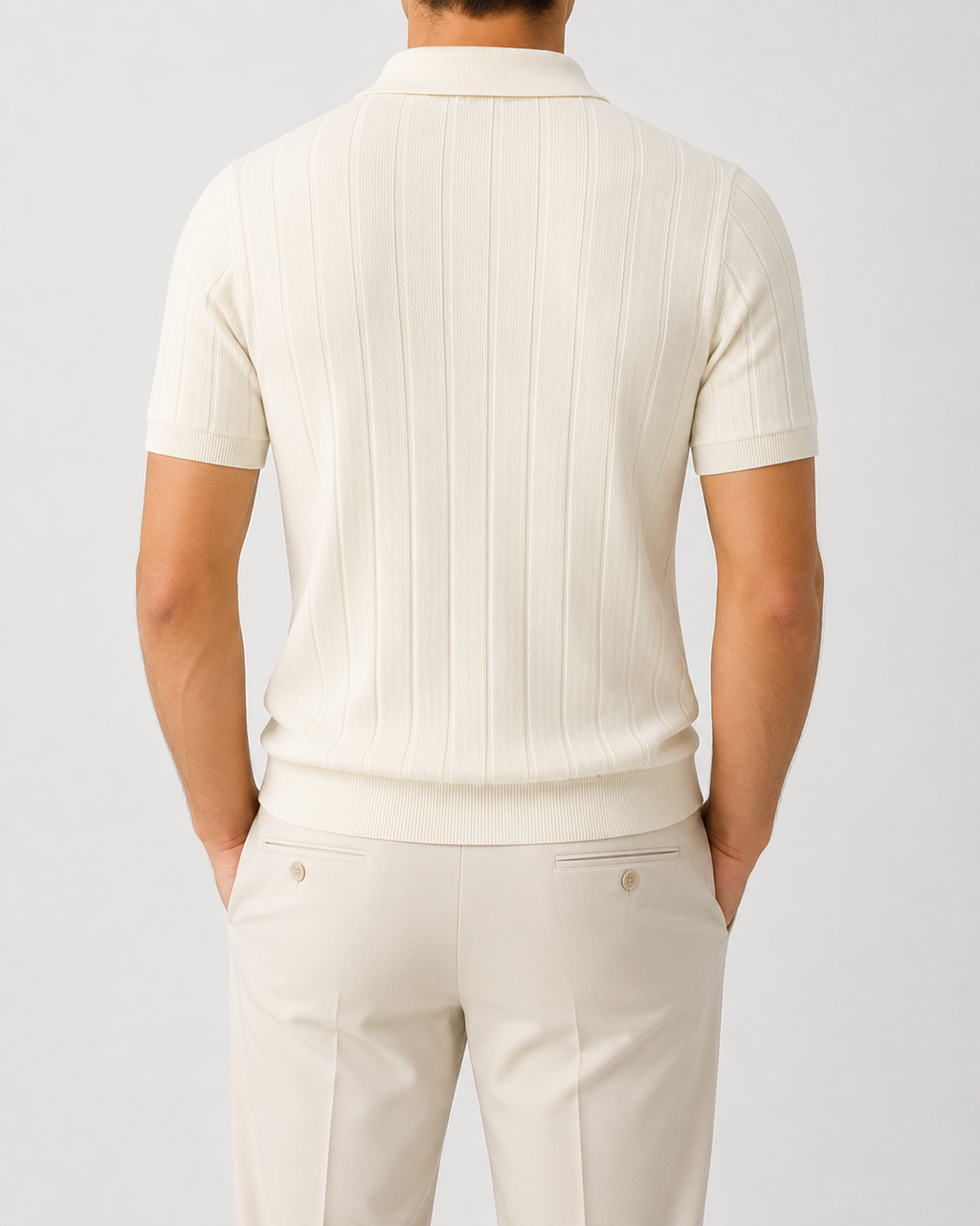 FIVE POLO FIT ''WHITE" NO:LB-26107