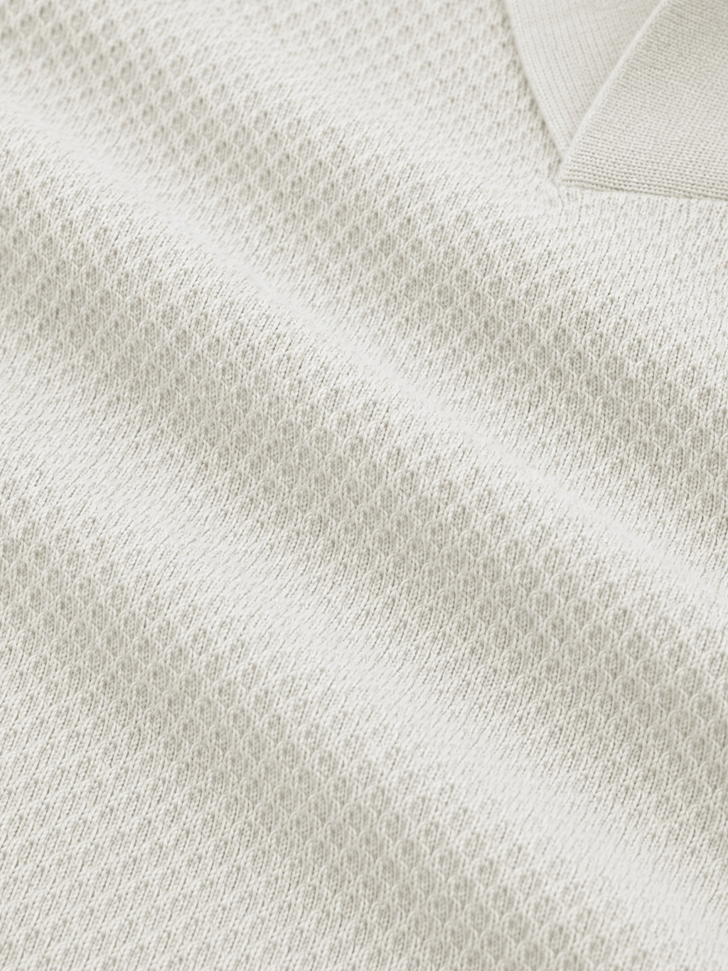 FIVE POLO FIT KNITTED "WHITE"