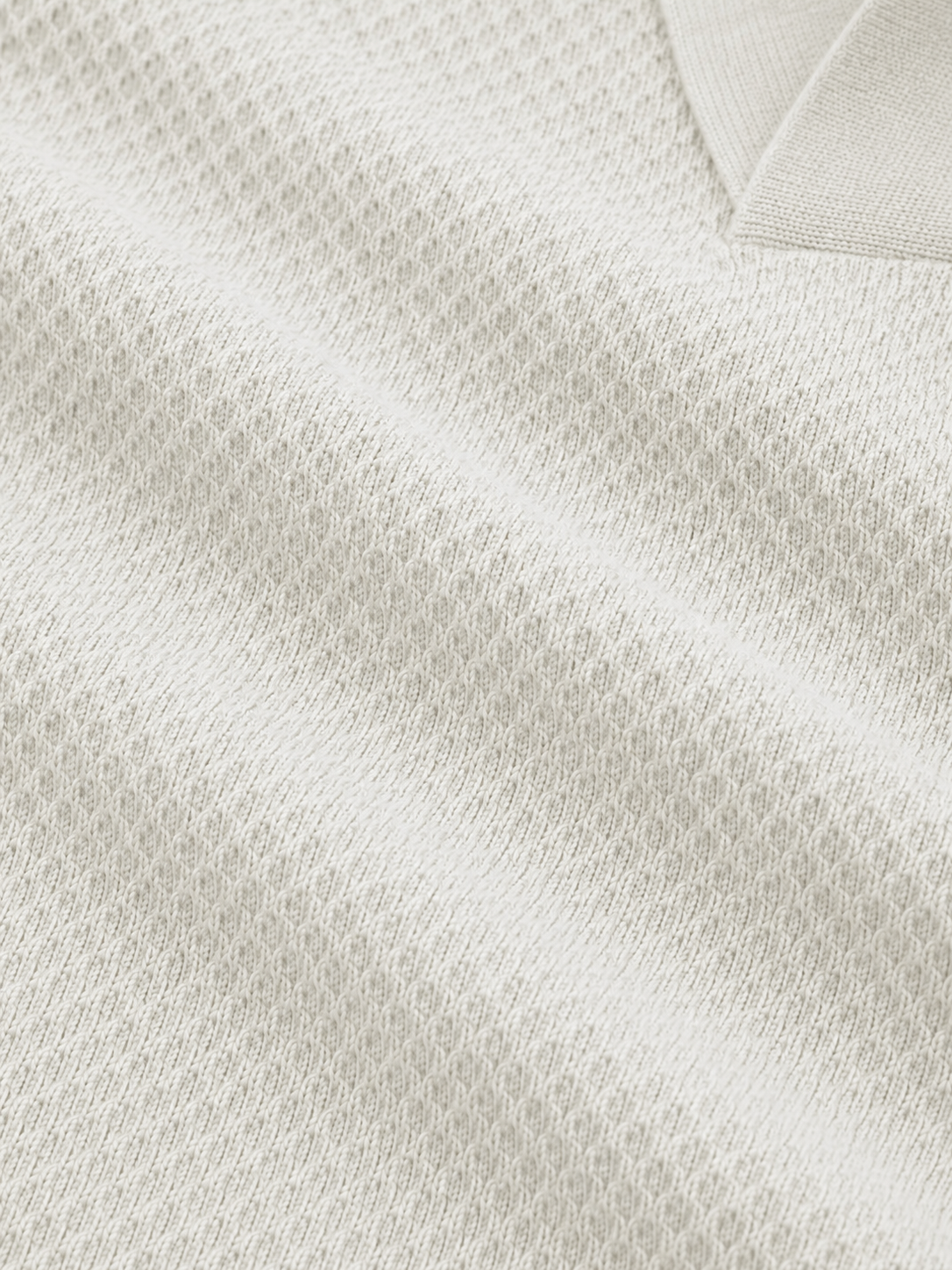FIVE POLO FIT KNITTED "WHITE"