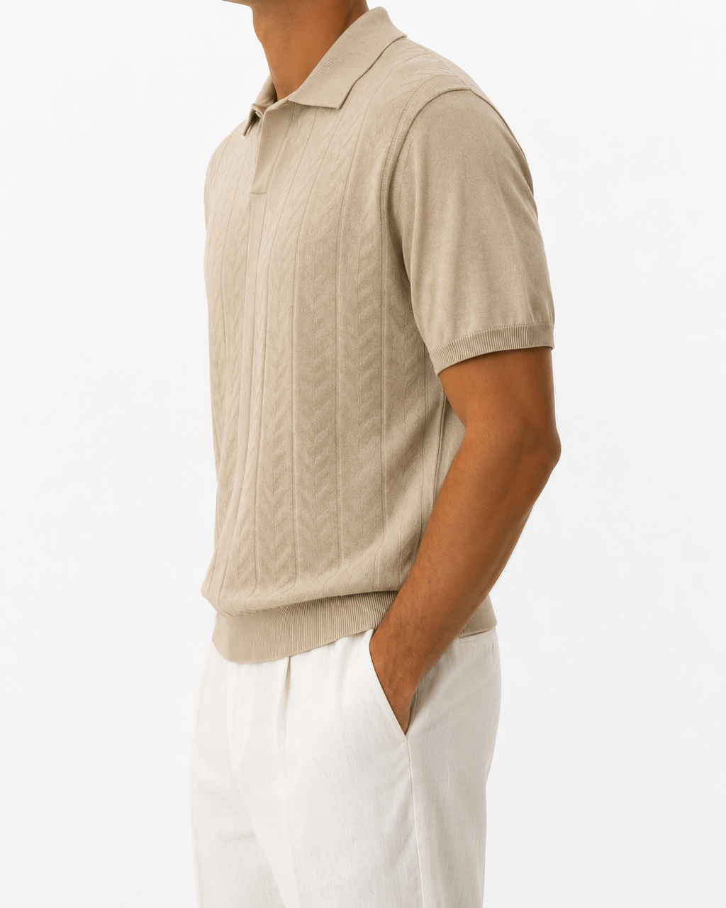 FIVE POLO FIT ''BIEGE" NO:LB-1010