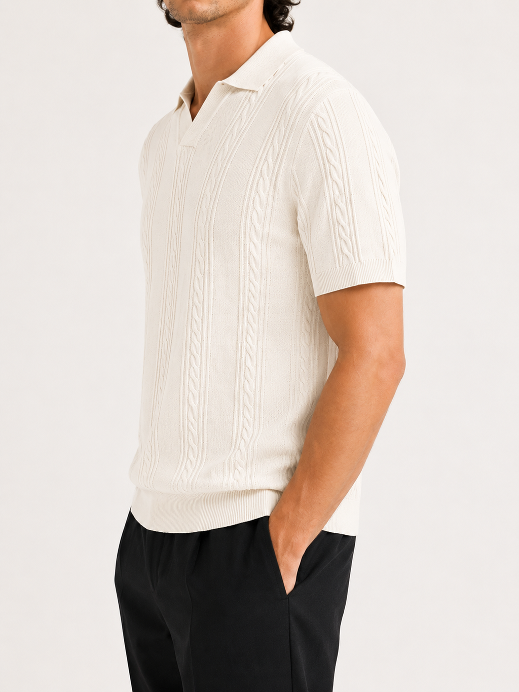 FIVE POLO FIT "WHITE" NO:LB-26209