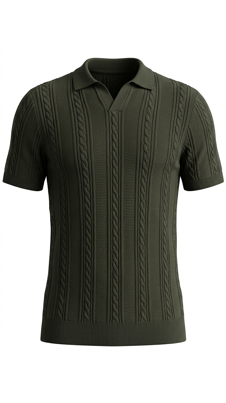 FIVE POLO FIT "GREEN" NO:LB-26209